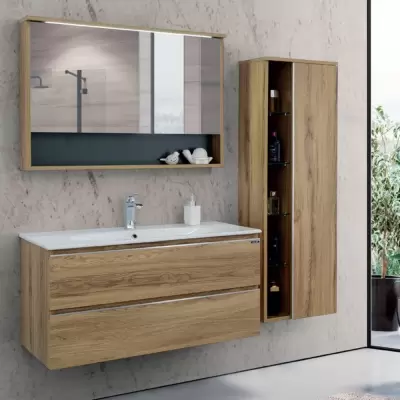 Lnrt Troy Bathroom Cabinet 100 cm