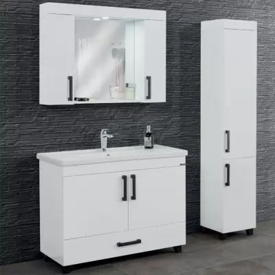 Lnrt Nevada Bathroom Cabinet 100 cm