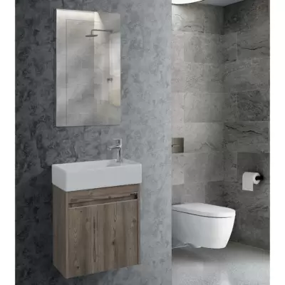 Lnrt Moon Bathroom Cabinet 50 cm